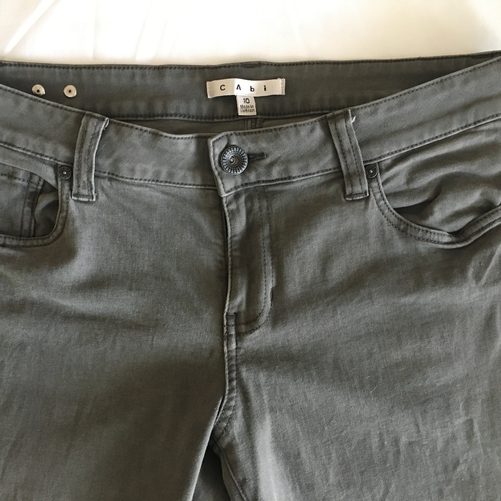 Cabi Gray Jeans Size 10